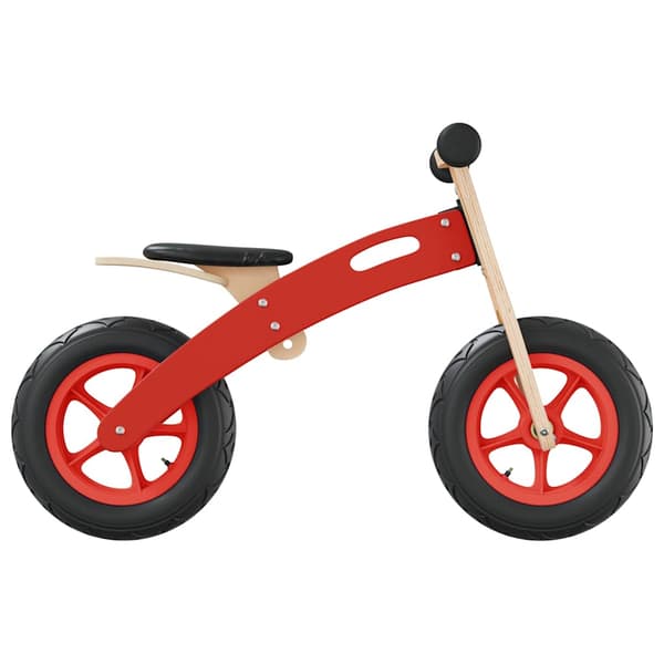 vidaXL børnebalancecykel, luftdæk, rød