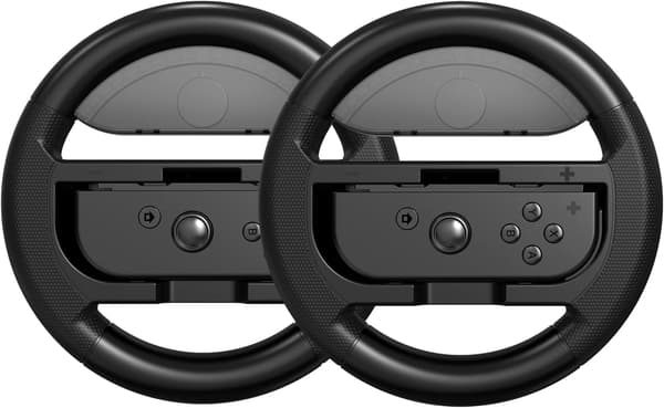 2X COODIO JOY-CON RAT TIL MARIO KART 8 DELUXE NINTENDO SWITCH OLED