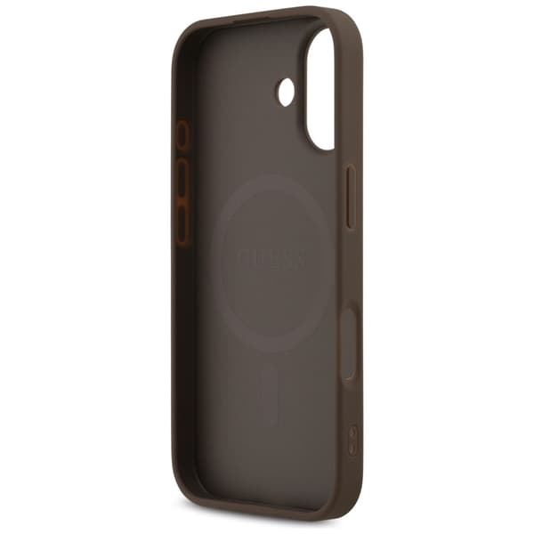 Guess 4G Printed Stripes MagSafe - iPhone 17 cover (brun)