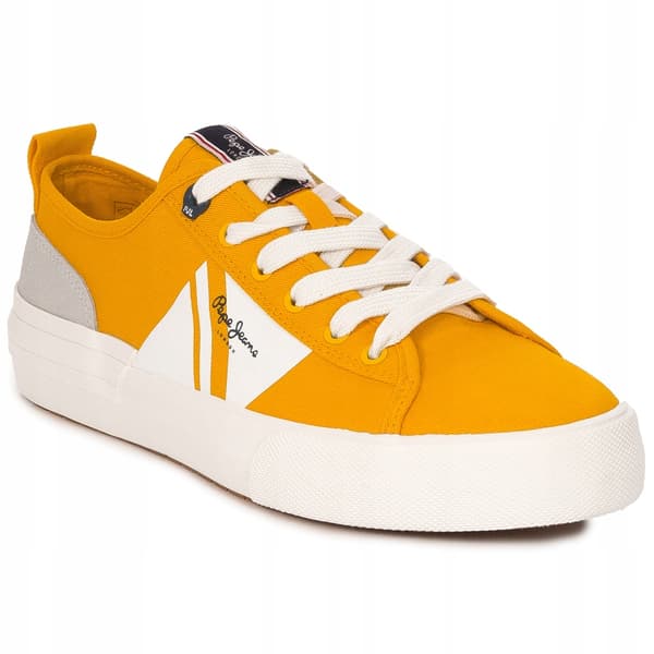 Pepe Jeans Allen Flag Color herrssneaker gul 41