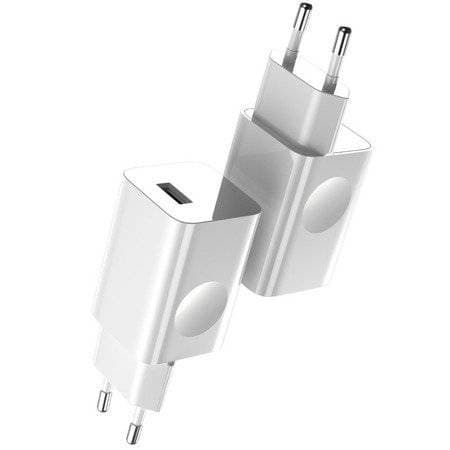 Baseus Opladnings Hurtigoplader, USB, QC 3.0, 24W (hvid)