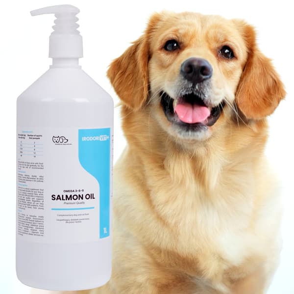 Lakseolie til hunde og katte Irodori Vet 1000ml