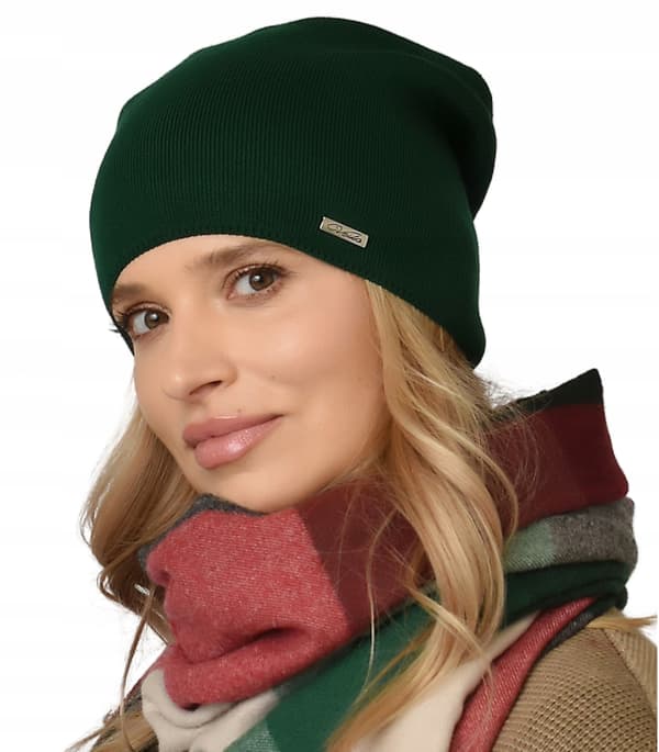 Dame efterårshue, moderne stil, lukket, POLSK PRODUCENT, vinter UNI V3