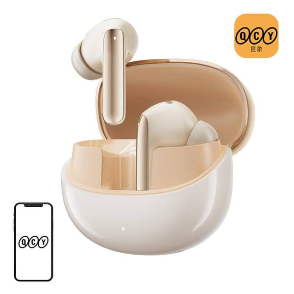 TWS QCY MeloBuds Pro HT08 ANC-øretelefoner (guld)