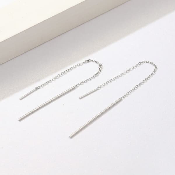Silverhängande örhängen, 925 silver