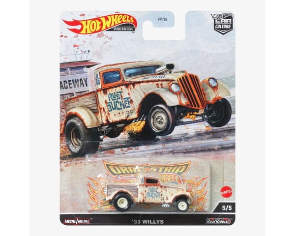 HOT WHEELS PREMIUM '33 WILLYS DRAG STRIP 5/5 HCJ88