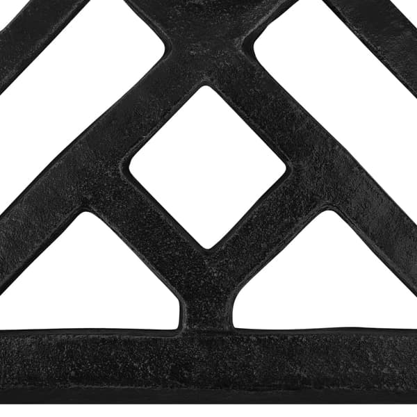 vidaXL paraplyfoplade sort 44x44x31 cm støbejern