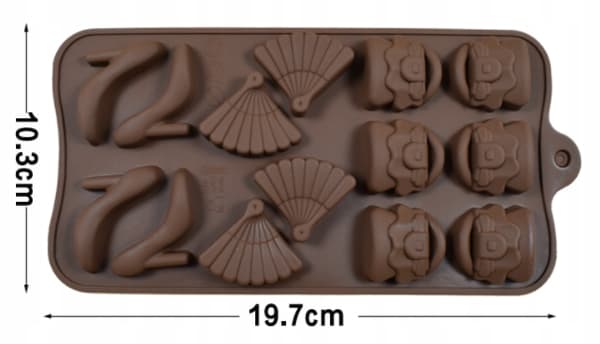 Silikone isterningform chokoladenåle