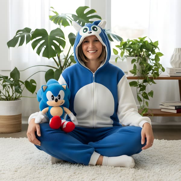 Sonic Kigurumi-pyjamas XL 175-185 cm
