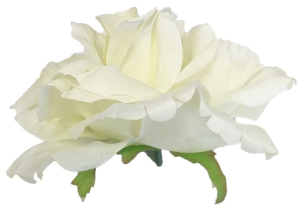 Konstgjord rosblomma CRÈME dekorativ