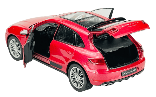 Welly porsche macan turbo punainen 1:24 24047