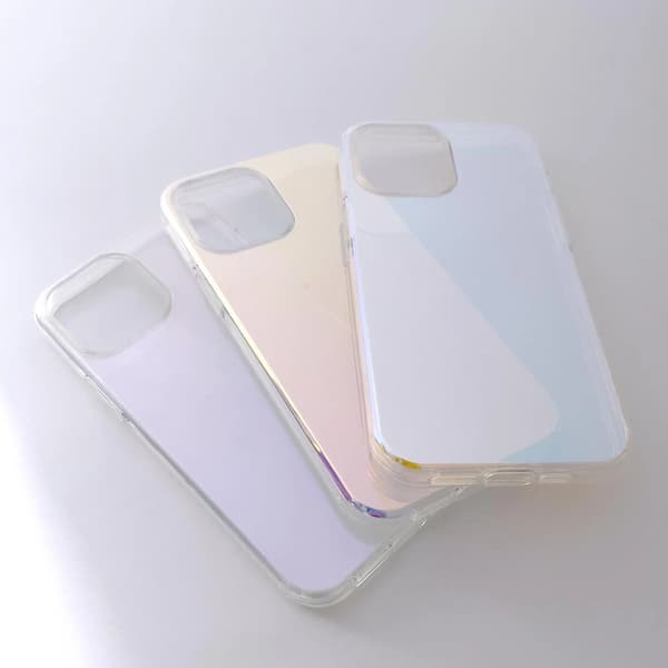 Aurora Case iPhone 12 Gel Cover Neon Guld