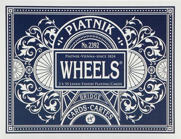 Piatnik WHEELS Spelkort i en trälåda