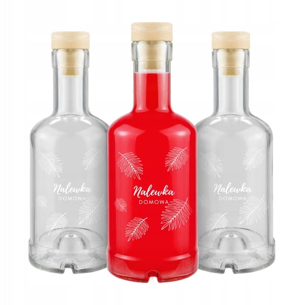 10 st TADEK 250 ml flaskor med tryck för NALEWKI