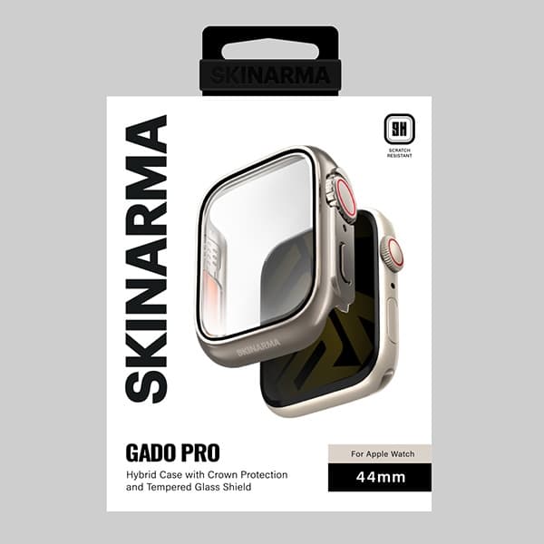 Skinarma-etui til Gado Pro Apple Watch 44 mm titanium