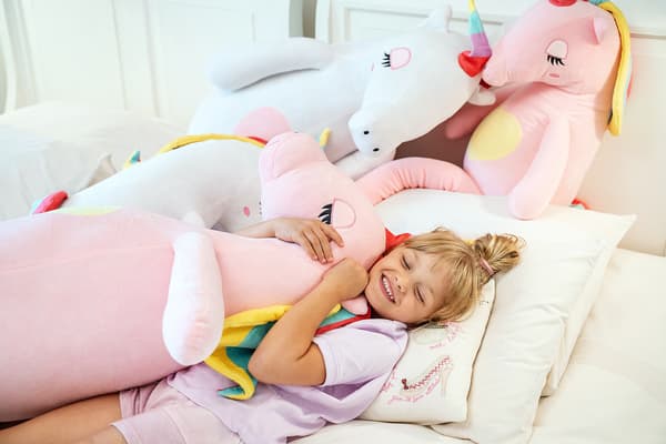 Unicorn Felix 60 cm - HVID