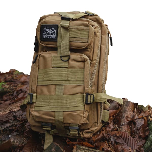 OFFLANDER matkailureppu survival 25L khaki