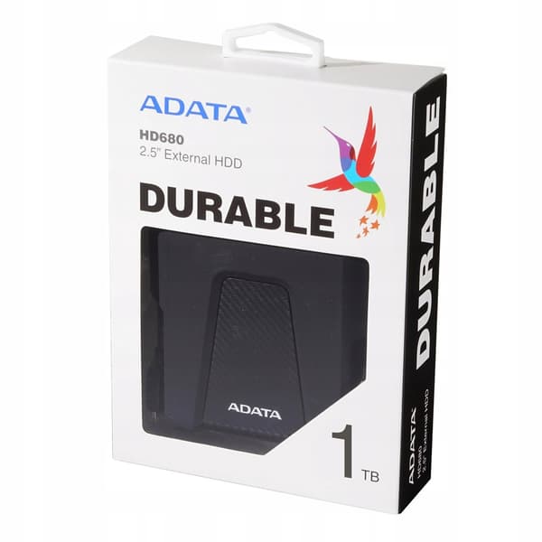 ADATA HD680 kiintolevy, 1 TB, 2,5" (USB 3.1), musta