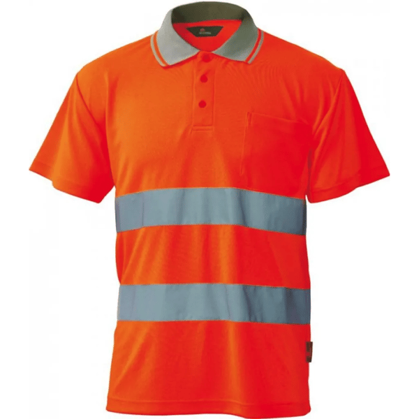 BETA POLOSHIRT WARNING L ORANGE PS01-BO
