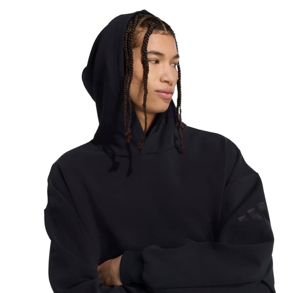 Herre adidas SOFT LUXE hættetrøje sort KB8085 r L