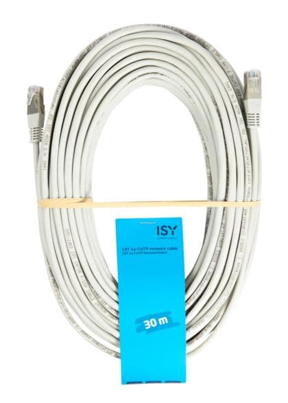 ISY IPC-1003 Netværkskabel 30m Hvid