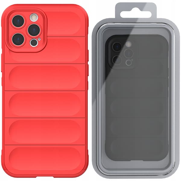 Magic Shield-cover til iPhone 13 Pro Max fleksibelt pansret cover rødt
