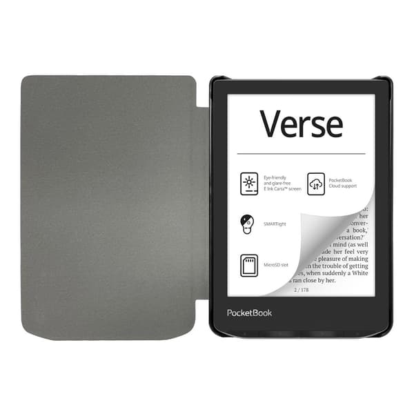 TechProtect SmartCase til PocketBook Verse / Pro / Lite - Sort