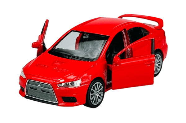 WELLY MITSUBISHI LANCER EVOLUTION X PUNAINEN 1:34 43655