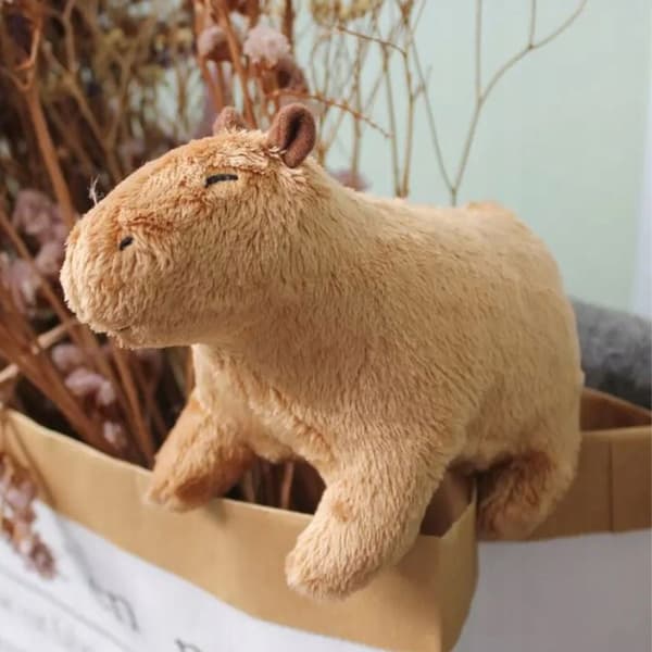 Pieni pehmeä kapybara pehmolelu 16 cm lapsille