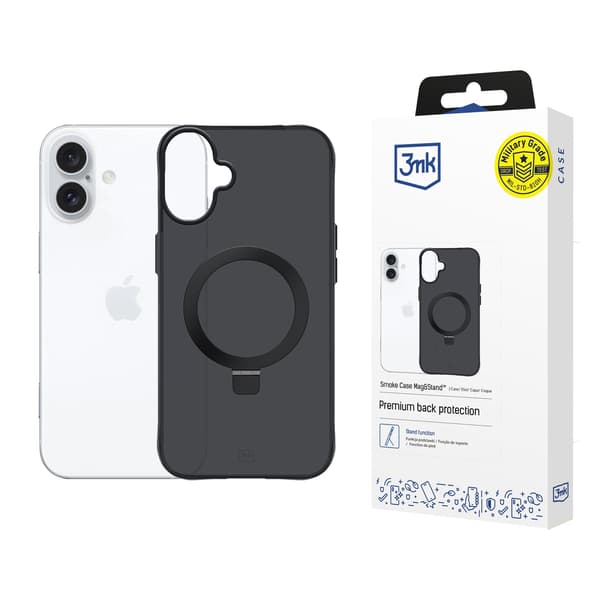 Apple iPhone 17 - 3mk Smoke Cover Mag&Stand