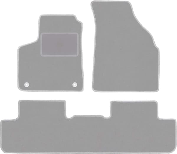 Bilmattor grå för: Chevrolet Tacuma minivan (2000-2011)