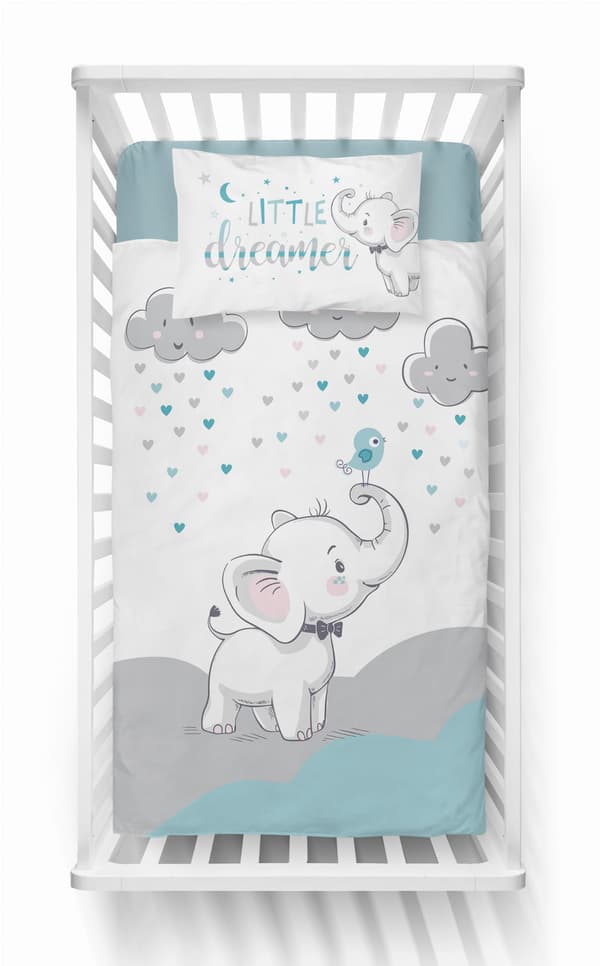 Bambus sengetæppe Elephant 100x135 detexpol