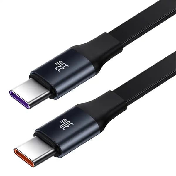 Baseus Enjoyment Biloplader med USB-C Kabler, 33W (Sort)