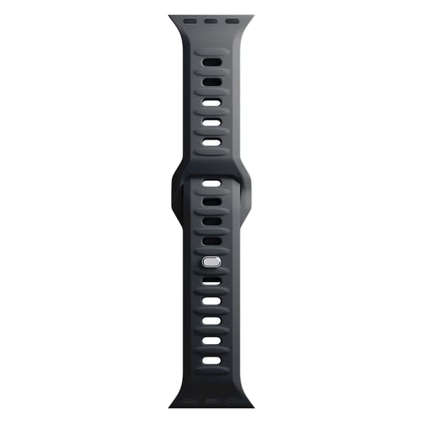 42/44/45/46/49 mm Sort (stor) - 3mk Silikone Urrem til Apple