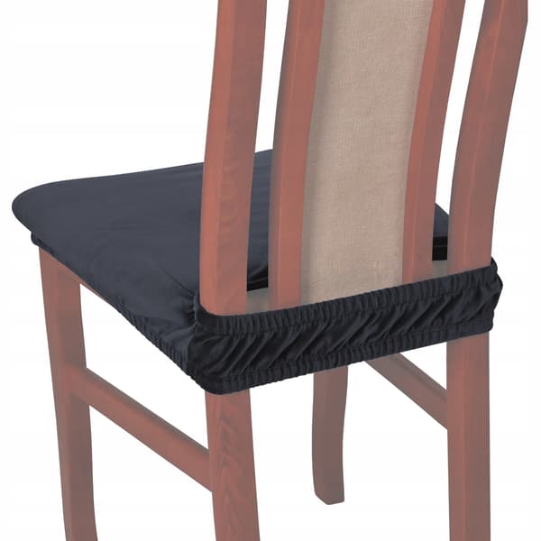 Stolsätesöverdrag kort velour TESS grafit