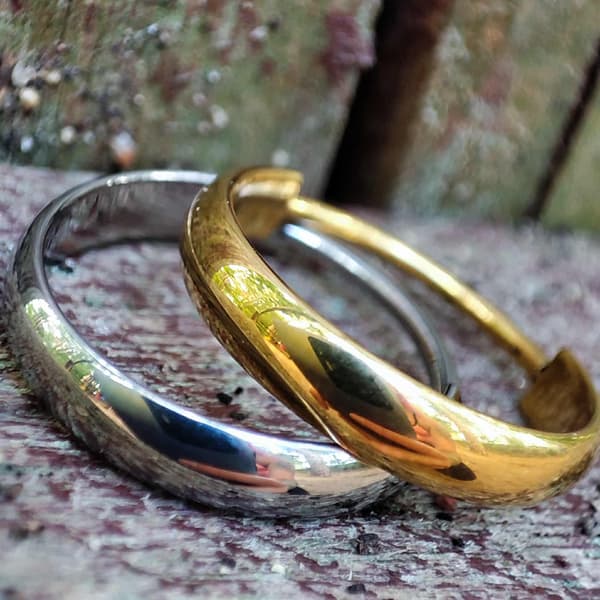 Titanklickring - guld - TK-026 1.2/8