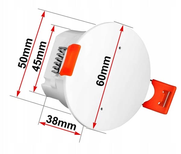 Loftmikrobølgesensor ZigBee TUYA Smart 230V tilstedeværelsessensor