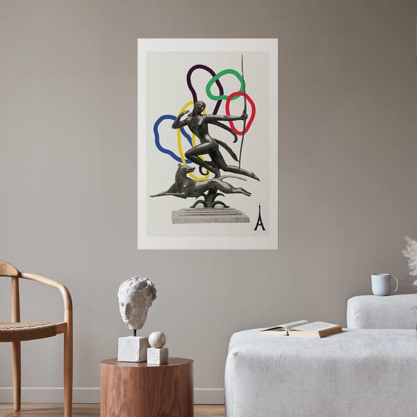 Fototapet - Valpar - subtil illustration för barn