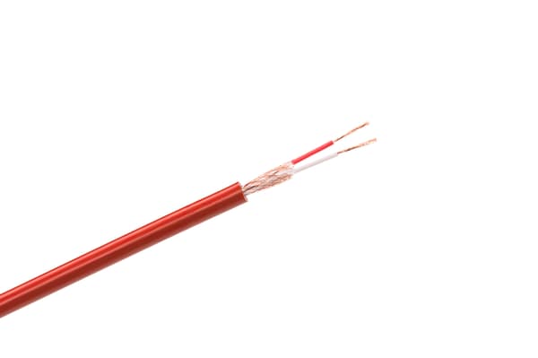 Azusa 6mm stereomikrofonkabel rød