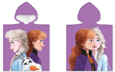 FROZEN Poncho Barnhandduk Badöverdrag 100% Bomull