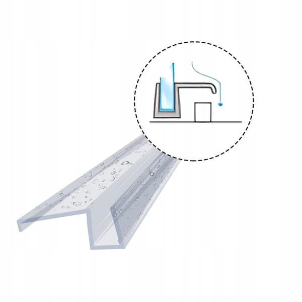 Suihkukaapin tiiviste DK08 5mm 10cm