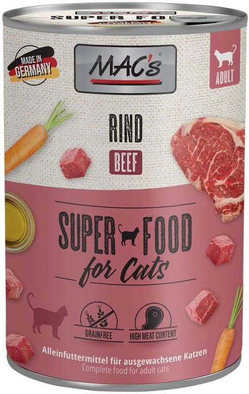 MAC's Katt | Vuxen | 400g Burk - Nötkött 400g