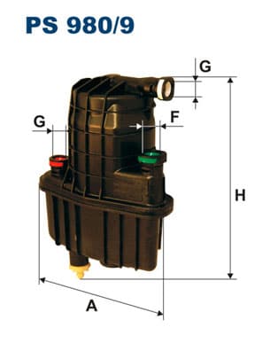 BRÆNDSTOFFILTER PS9809 FILTRON