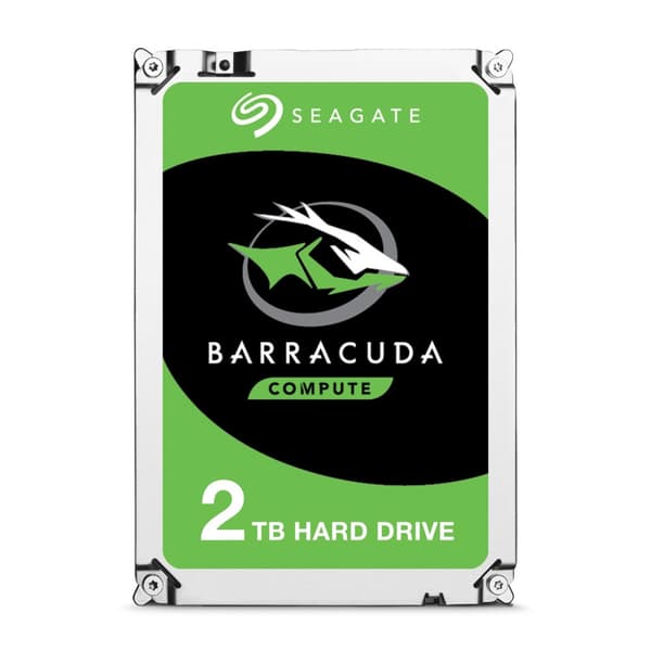 Seagate BarraCuda 2TB 3,5" hårddisk, 7200 rpm