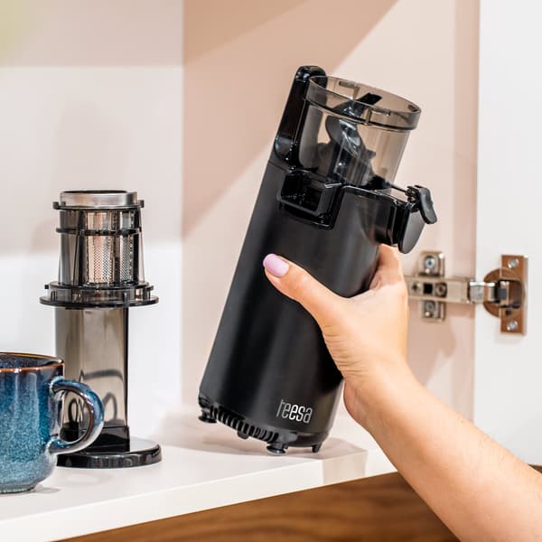 Teesa slimaksaft extraktor vertikal långsamrotationspressa Tritan BPA fritt
