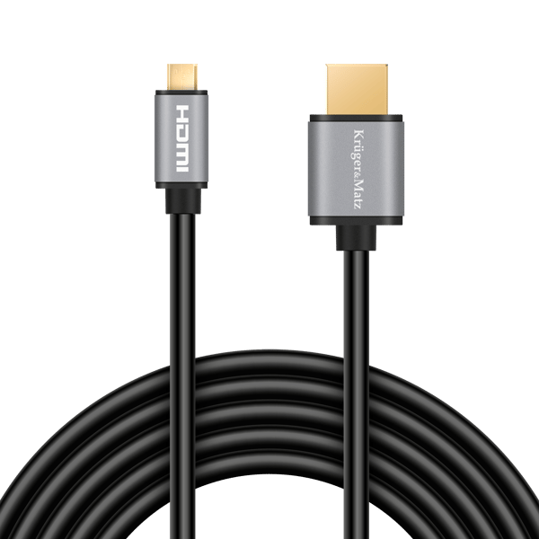 HDMI-kaapeli Kruger&Matz Perus 2.0 180 cm 4K 60 Hz HDR