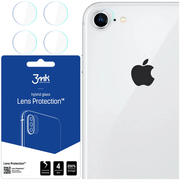 Apple iPhone 7/8 - 3mk Linsskydd