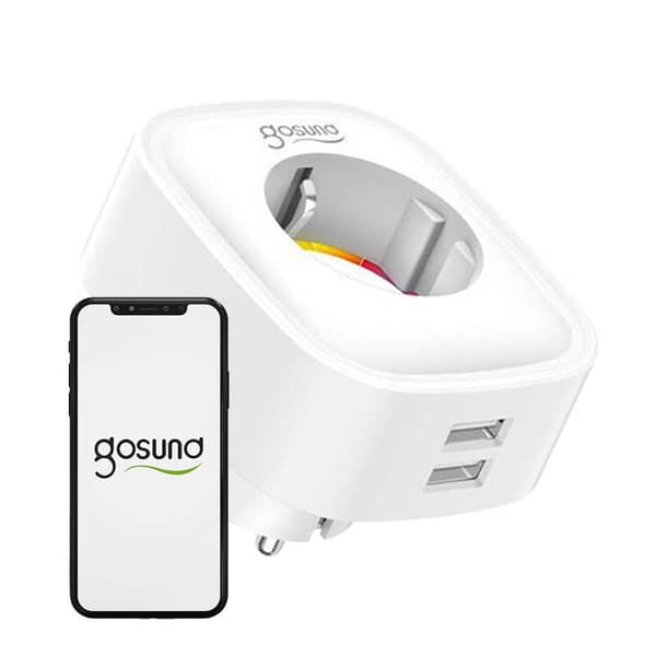Gosund SP112 2xUSB, 16A, Tuya Smart WiFi-stikkontakt