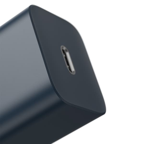Baseus Super Si Quick Charger 1C 20W vægoplader med 1m USB-C til Lightning-kabel (Blå)