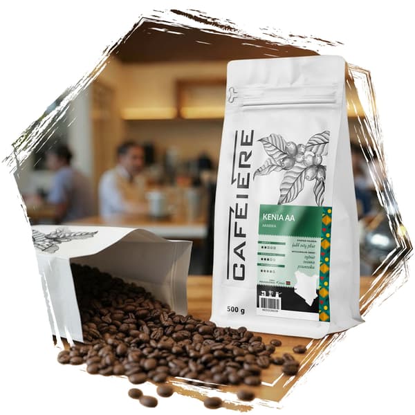 Kaffebønner CAFEIERE Arabica Kenya AA, 500 g